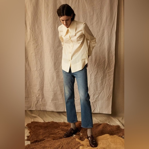 NWT Caron Callahan Joni Jean Washed 70s Denim 24 FW23 high rise button fly - Picture 9 of 15